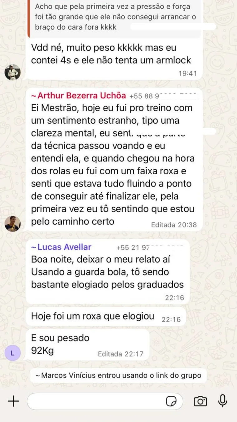 Print de prova social Neuro-Jitsu 1