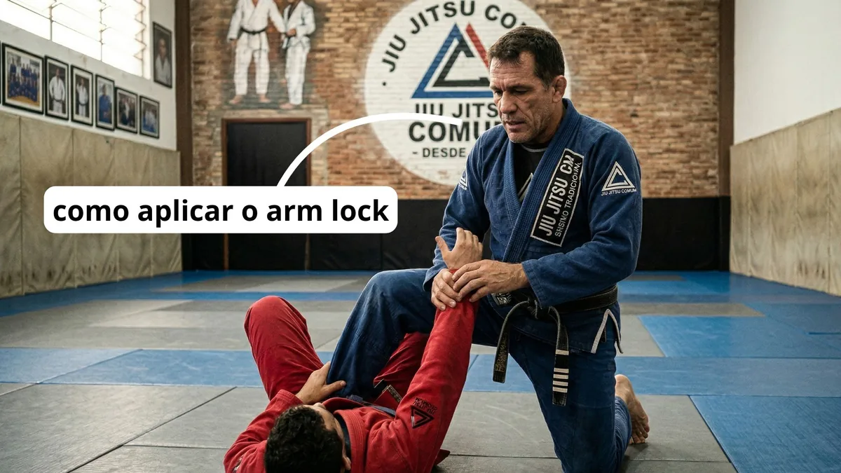 Exemplo simples de como aplicar o arm lock