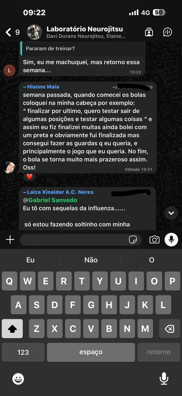 Print de feedback: O rola ficou muito mais prazeroso.